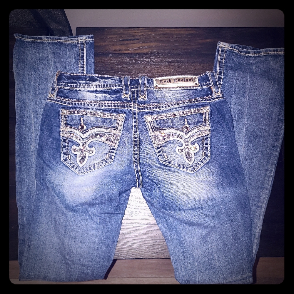 Rock revival boot cut jeans Size 28